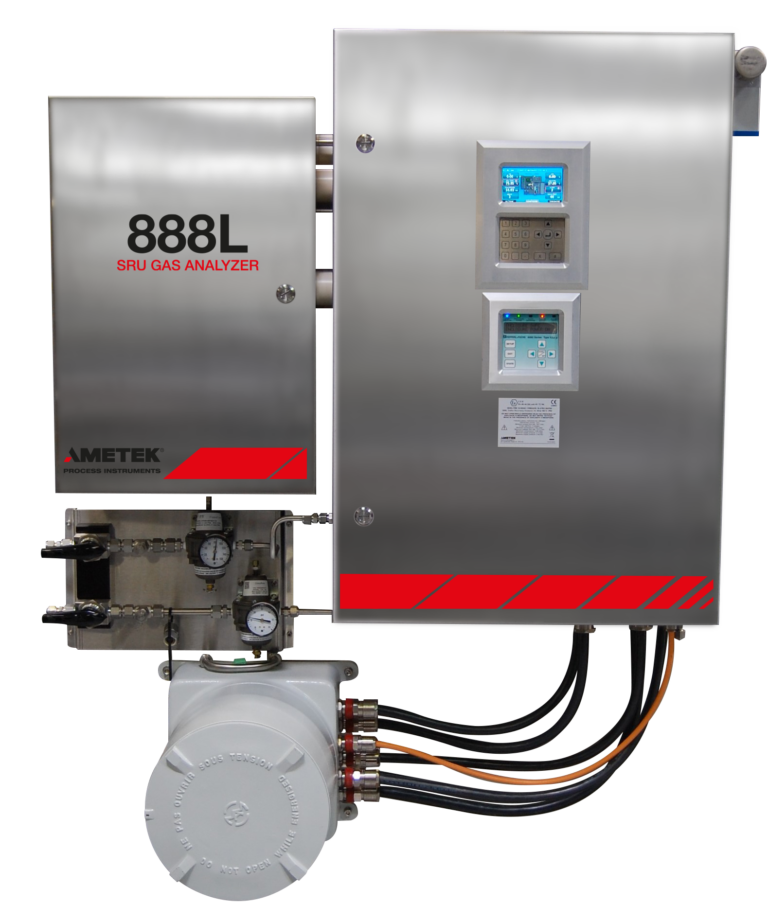 AMETEK Western Research 888L hybrid tail gas analyzer for SRU H₂S and SO₂ measurement. - Novatech