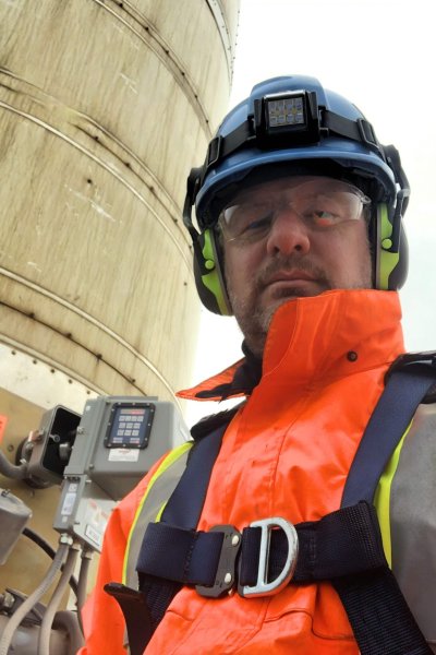 Novatech service technician Michael Thomson supporting a customer site in the field - Novatech
